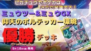 超ミュウツー ミュウgx優勝デッキまとめ 仰天のボルテッカー環境 ポケカ飯