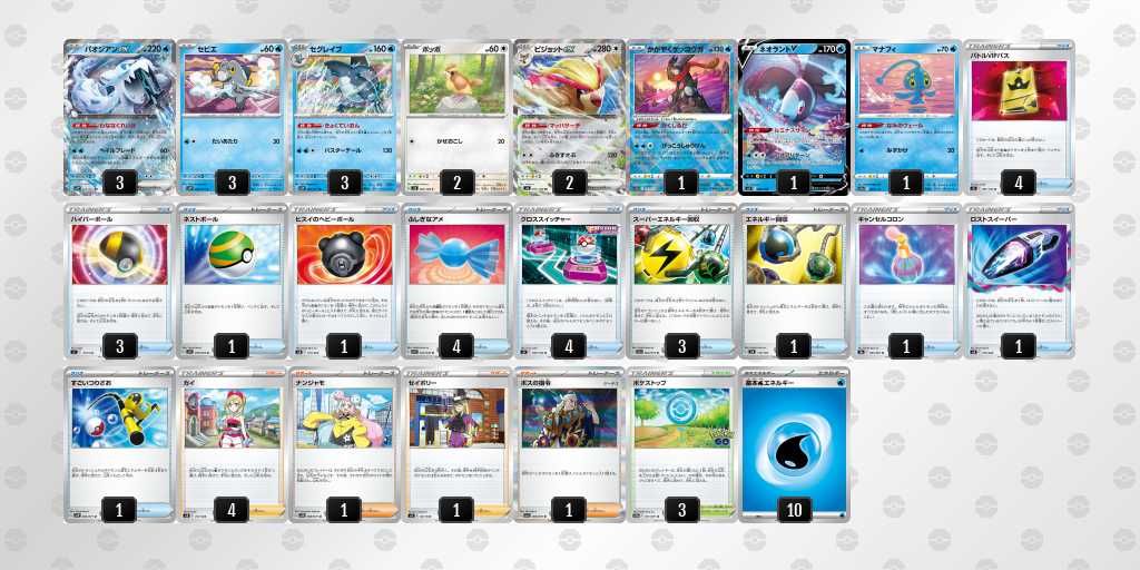 ポケモンカードゲーム 環境トップ⚡️CL大会優勝❗️パオジアンex 構築