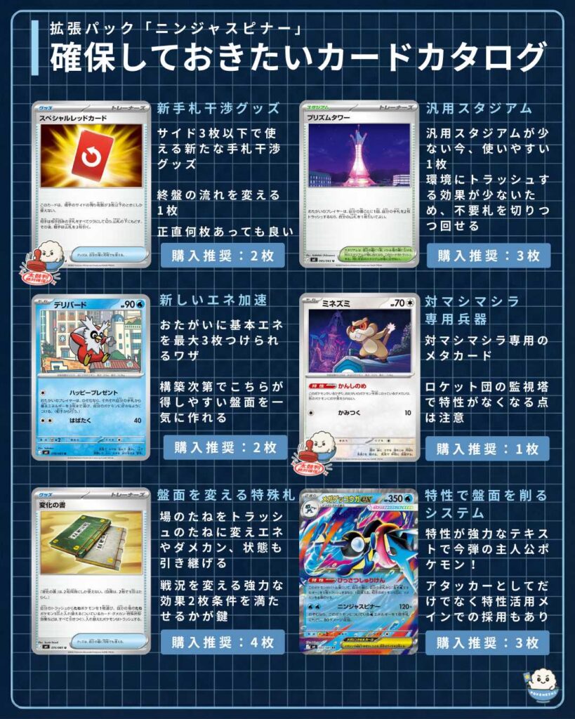 拡張パック【ニンジャスピナー】収録カードリスト＆解説 | ポケカ飯
