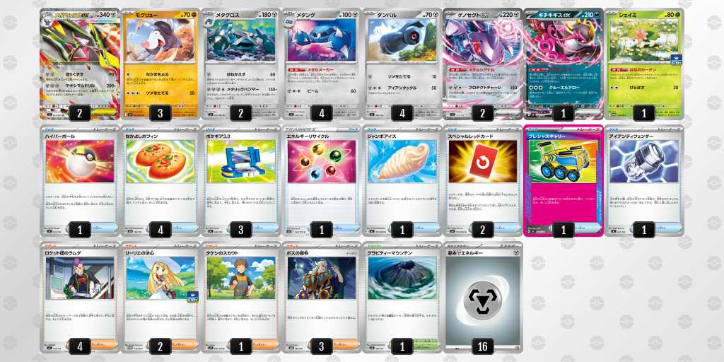 ベスト8 ドリュウズのデッキリスト