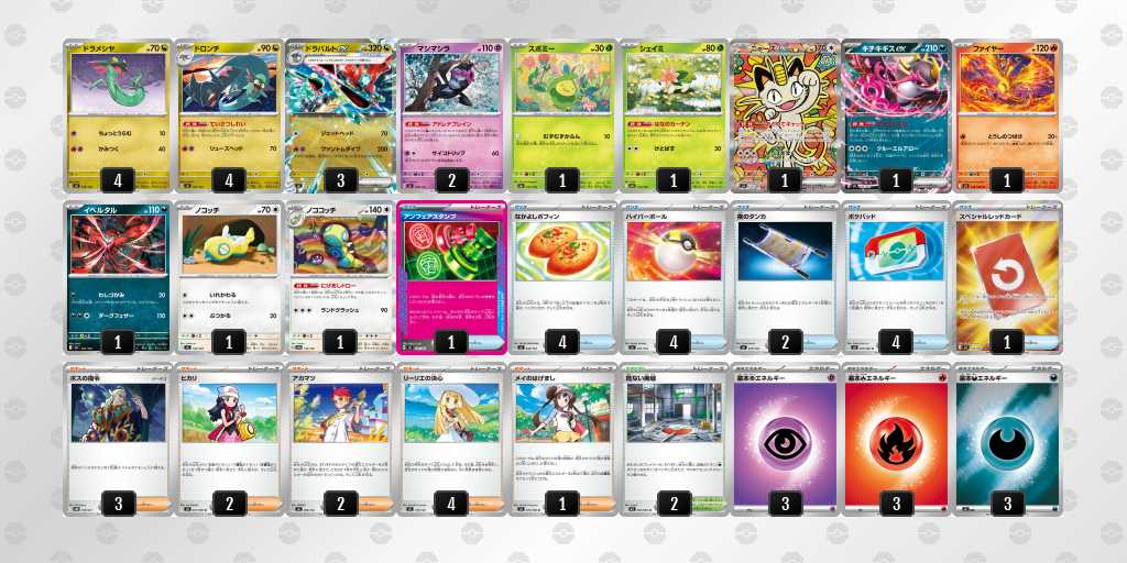 ベスト4 ルカリオ選手 ドラパルト デッキリスト