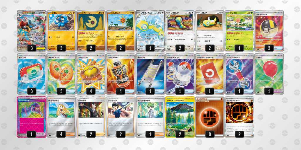 ベスト16 ゆうき。選手 メガルカリオ デッキリスト