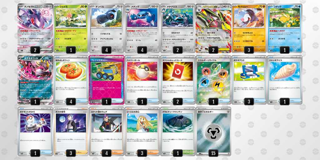ベスト8 ドリュウズのデッキリスト
