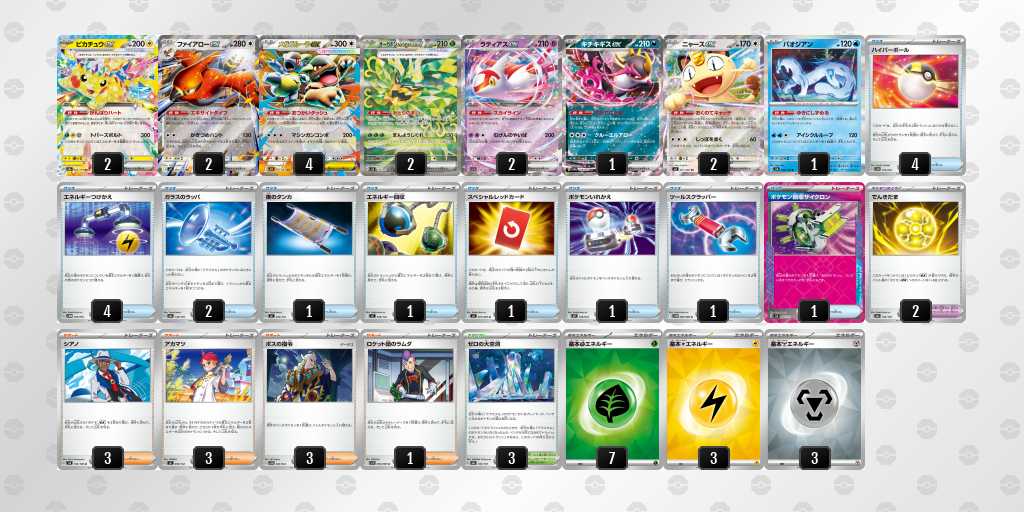 ベスト16 ガルーラバレットのデッキリスト