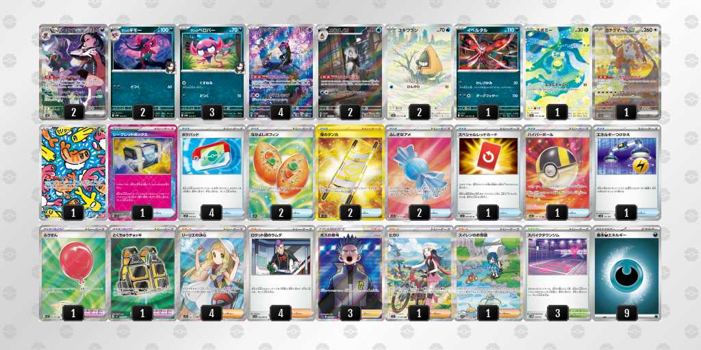 ベスト4 オーロンゲのデッキリスト