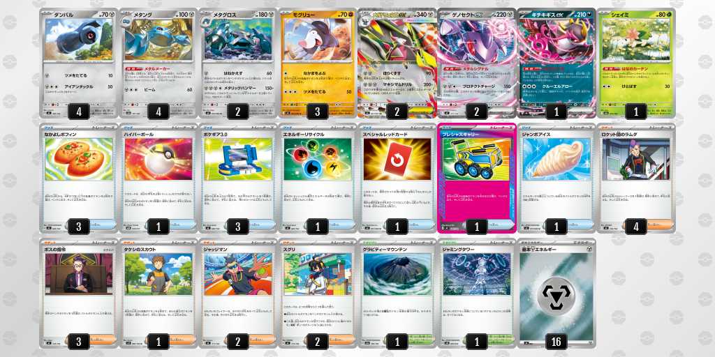 ベスト16 ドリュウズのデッキリスト