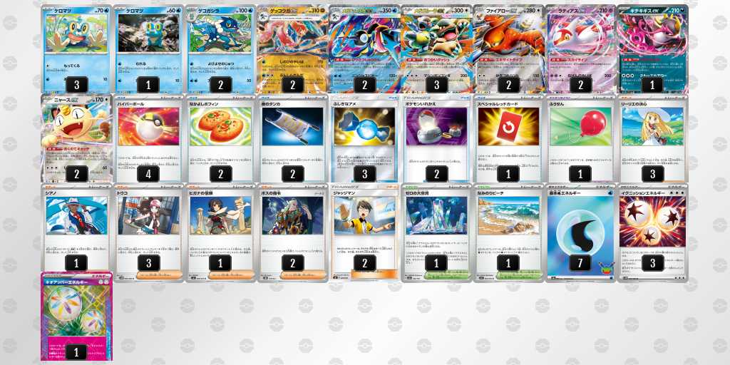 ベスト16 ゲッコウガ/ガルーラのデッキリスト