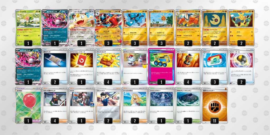 ベスト16 ルカリオのデッキリスト