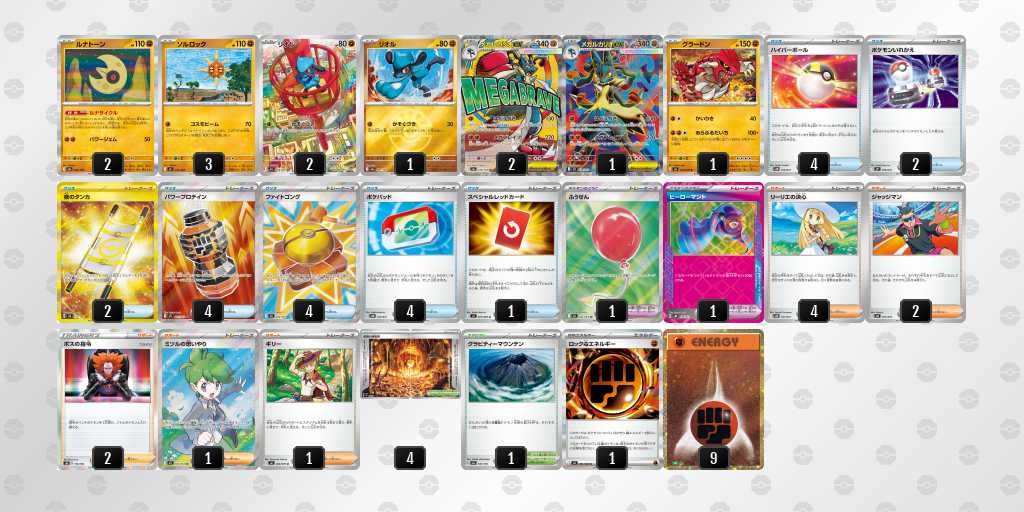 ベスト16 ルカリオのデッキリスト