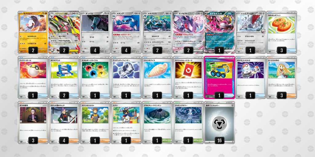 ベスト16 ドリュウズのデッキリスト