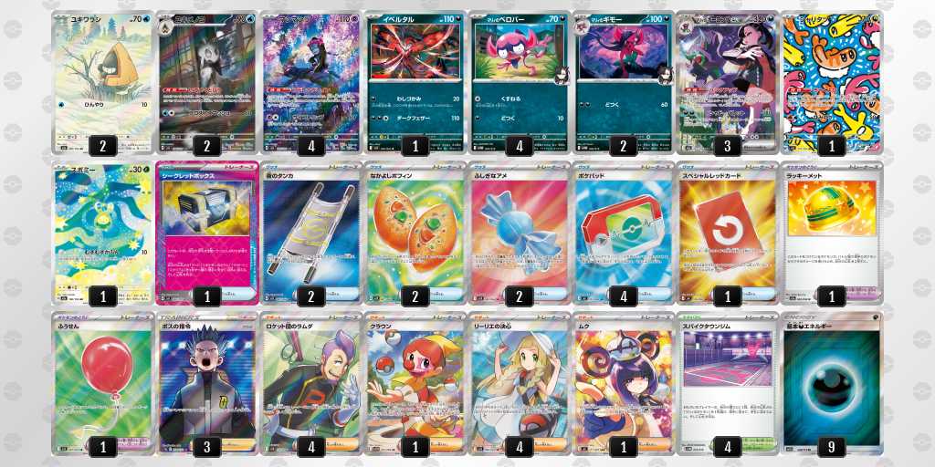 ベスト8 オーロンゲのデッキリスト