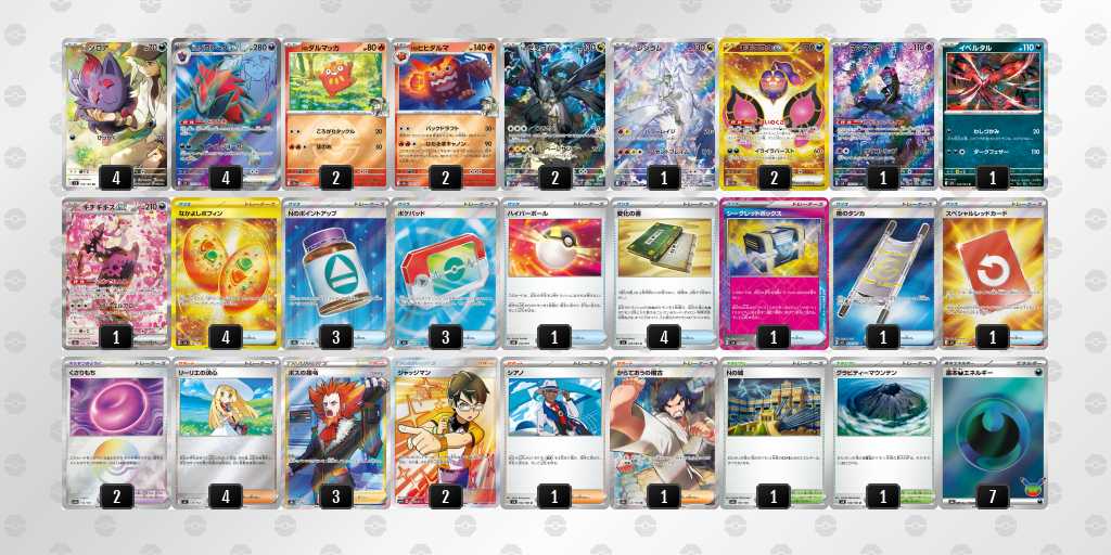 ベスト4 ゾロアークのデッキリスト