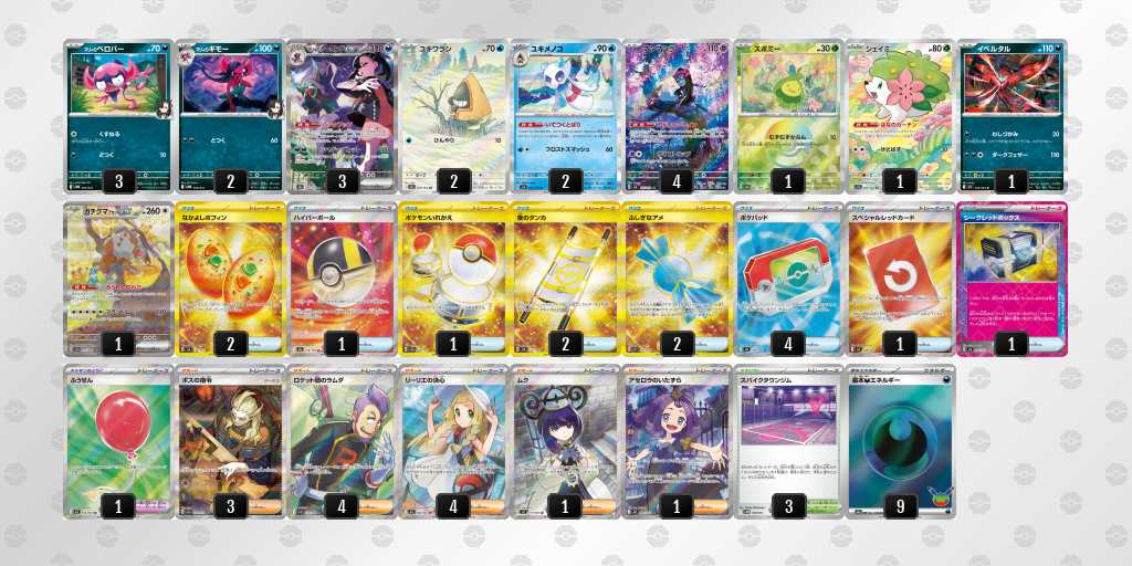 ベスト8 オーロンゲのデッキリスト