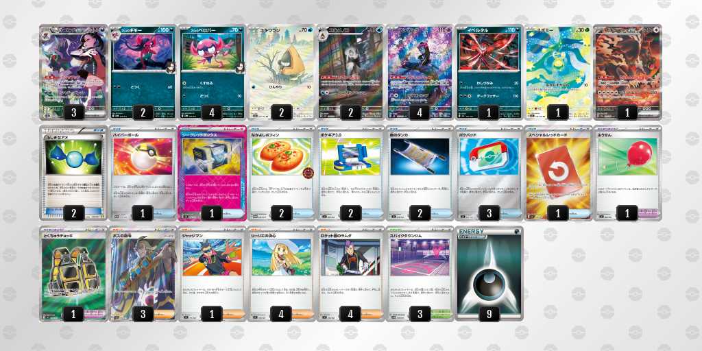 ベスト8 オーロンゲのデッキリスト