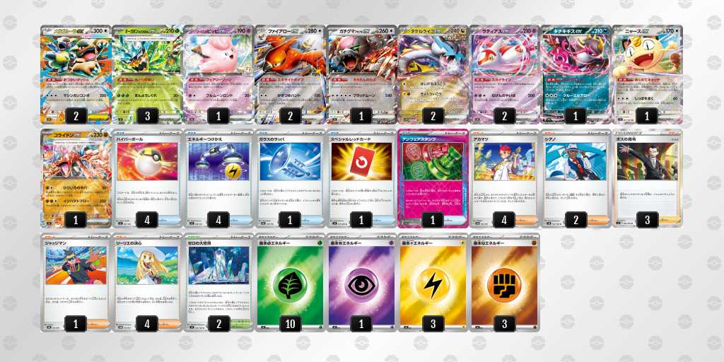 ベスト16 タケルライコ/ガルーラのデッキリスト