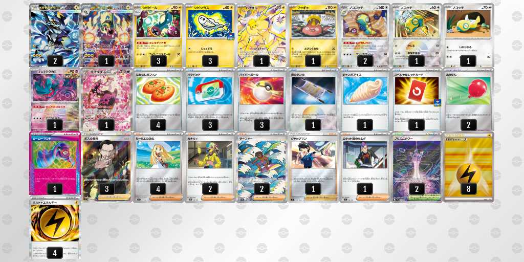 ベスト16 ゼラオラのデッキリスト