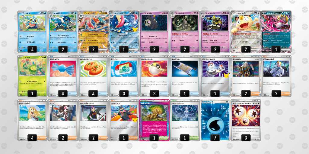ベスト4 ボムゲッコウガのデッキリスト