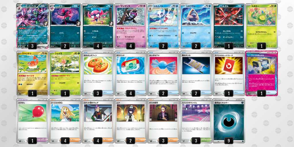 ベスト8 オーロンゲのデッキリスト
