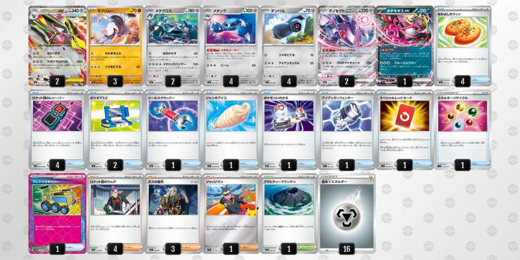 ベスト16 ドリュウズのデッキリスト