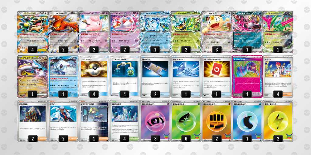 ベスト8 ガルーラバレットのデッキリスト