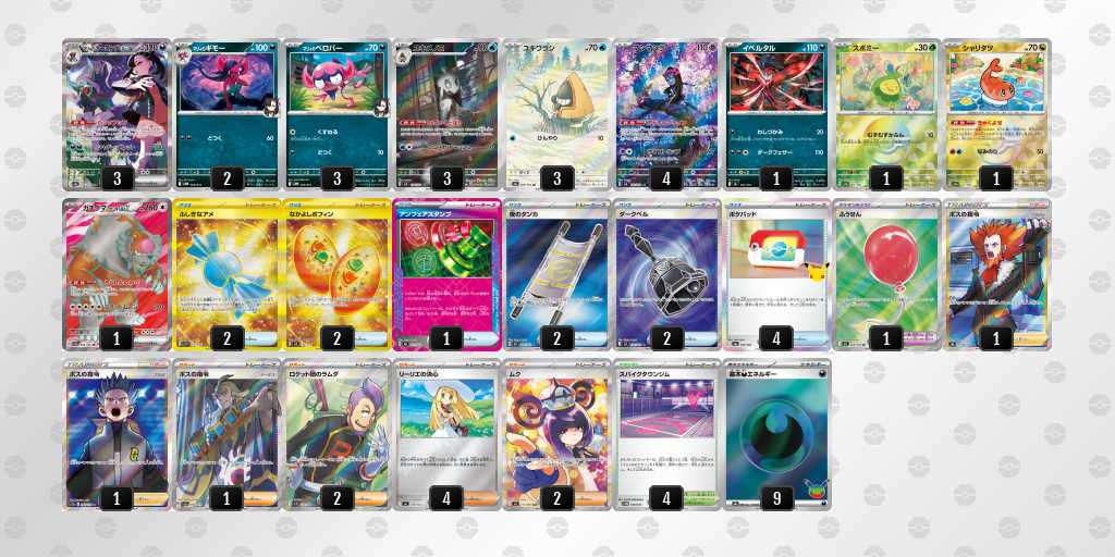 ベスト4 オーロンゲのデッキリスト