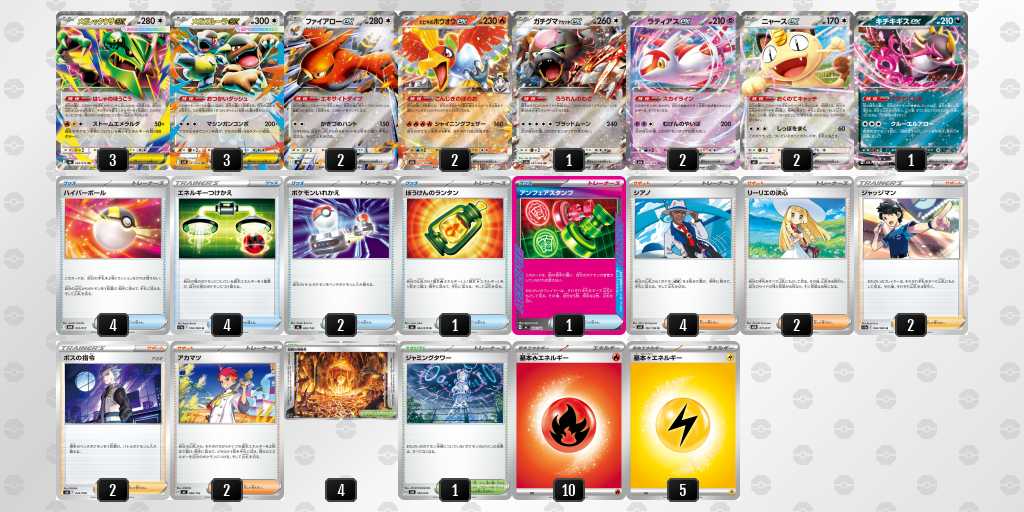 ベスト8 レックウザのデッキリスト