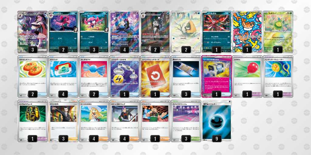 ベスト8 オーロンゲのデッキリスト