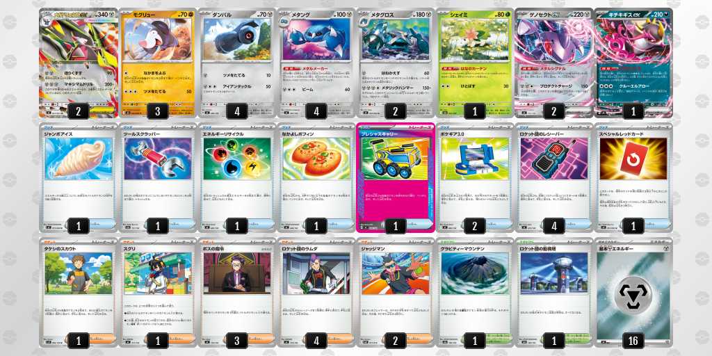 ベスト8 ドリュウズのデッキリスト