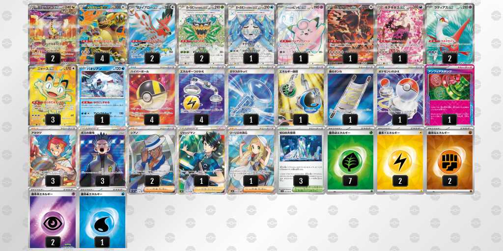 ベスト16 タケルライコ/ガルーラのデッキリスト