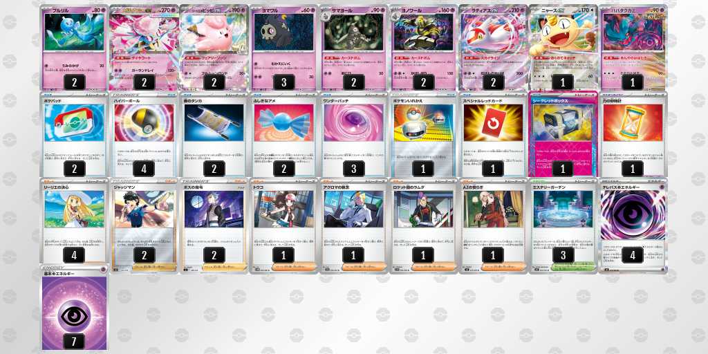 ベスト4 ボムディアンシーのデッキリスト