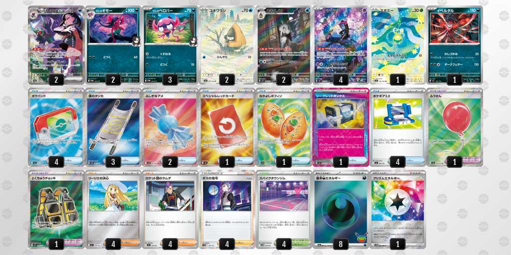 ベスト4 オーロンゲのデッキリスト