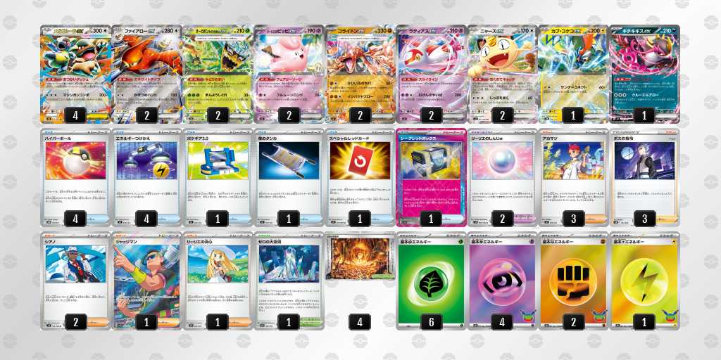 ベスト8 ガルーラバレットのデッキリスト