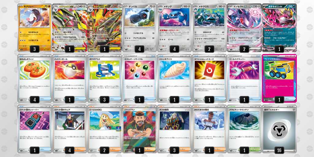 ベスト16 ドリュウズのデッキリスト