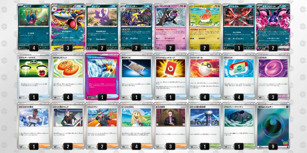 ベスト8 サメハダーのデッキリスト