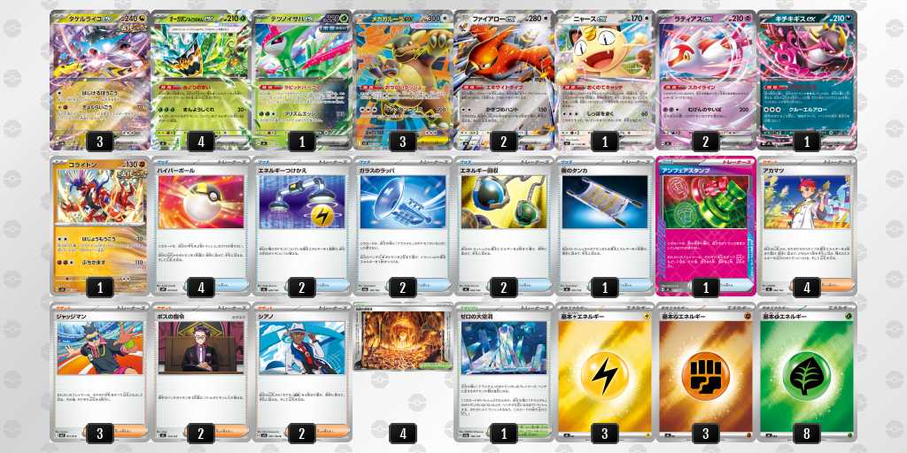 ベスト16 タケルライコ/ガルーラのデッキリスト
