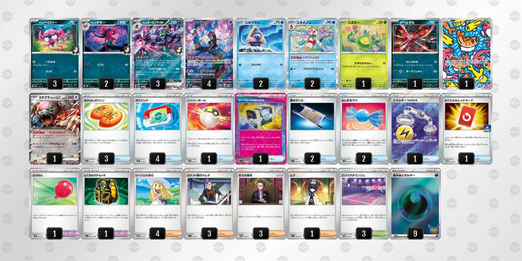 ベスト8 オーロンゲのデッキリスト