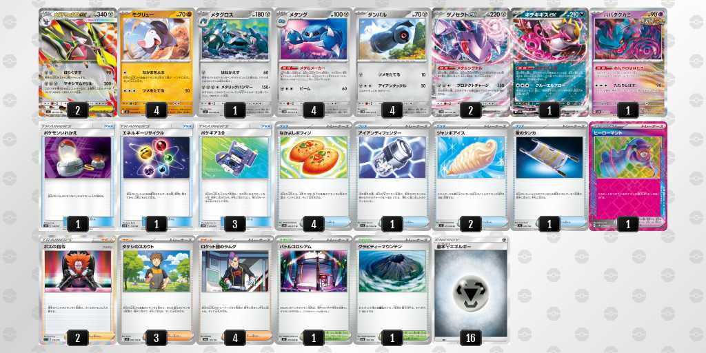 ベスト8 ドリュウズのデッキリスト