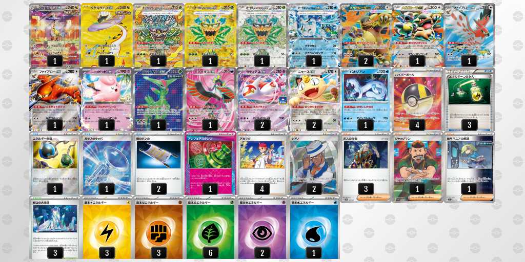 ベスト16 タケルライコのデッキリスト