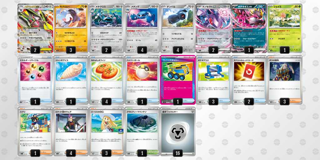 ベスト16 ドリュウズのデッキリスト
