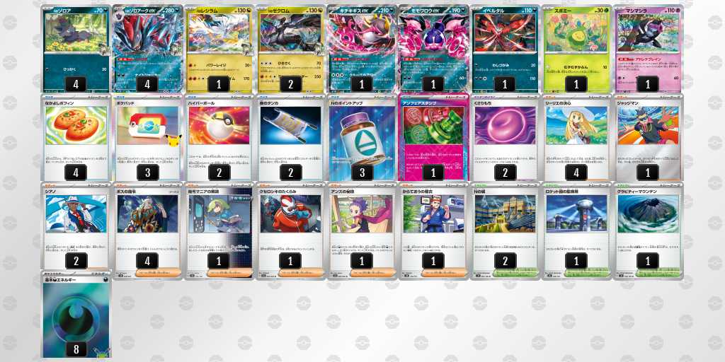 ベスト16 ゾロアークのデッキリスト