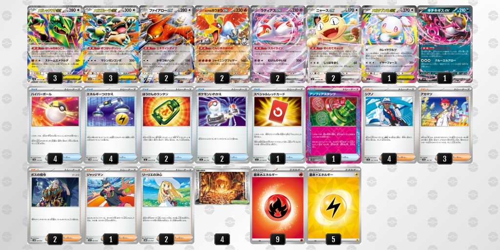 ベスト8 レックウザのデッキリスト