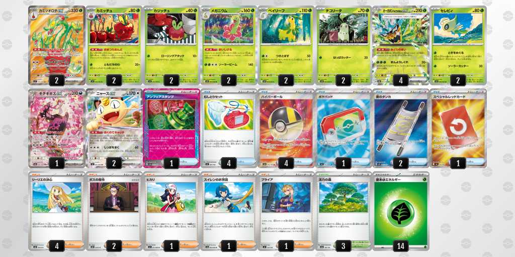 ベスト8 カミツオロチのデッキリスト
