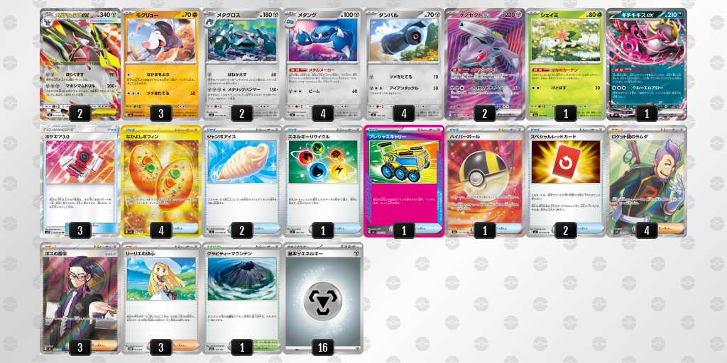 ベスト16 ドリュウズのデッキリスト
