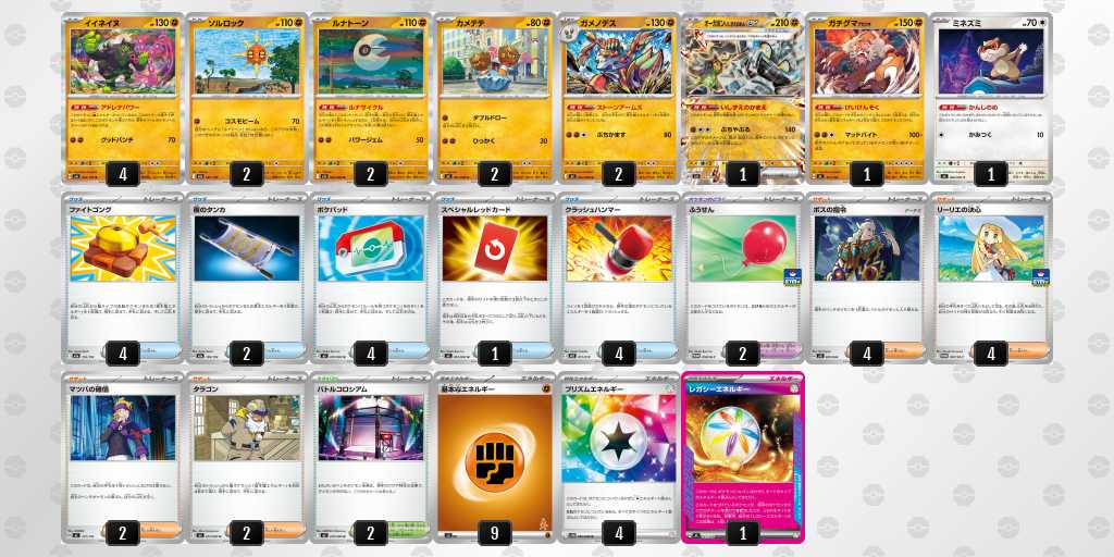 ベスト16 イイネイヌのデッキリスト