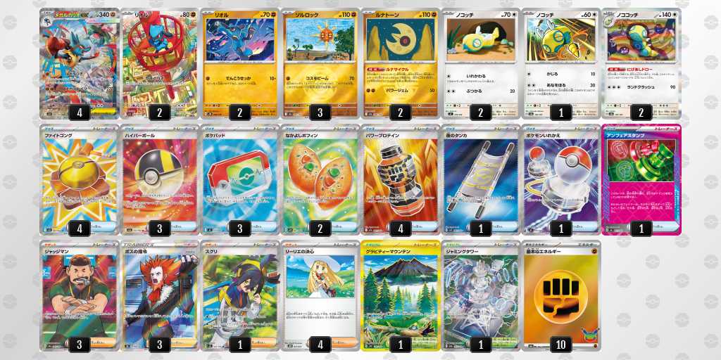 ベスト8 ルカリオのデッキリスト
