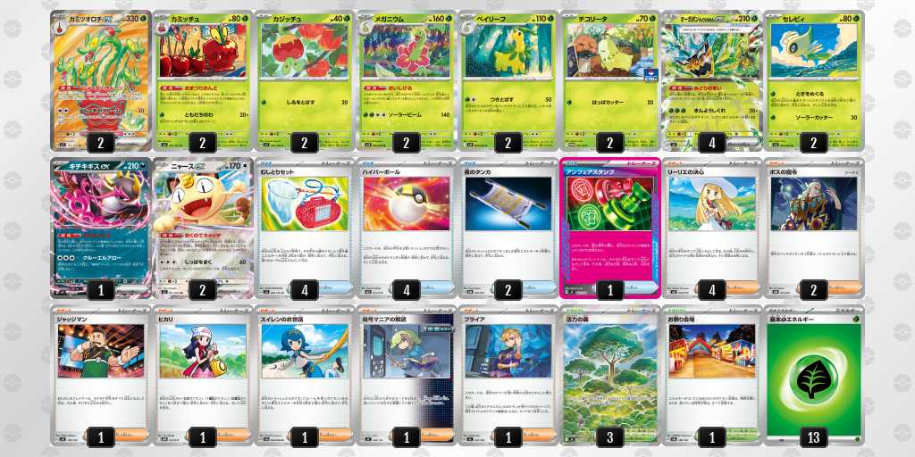 ベスト8 カミツオロチのデッキリスト