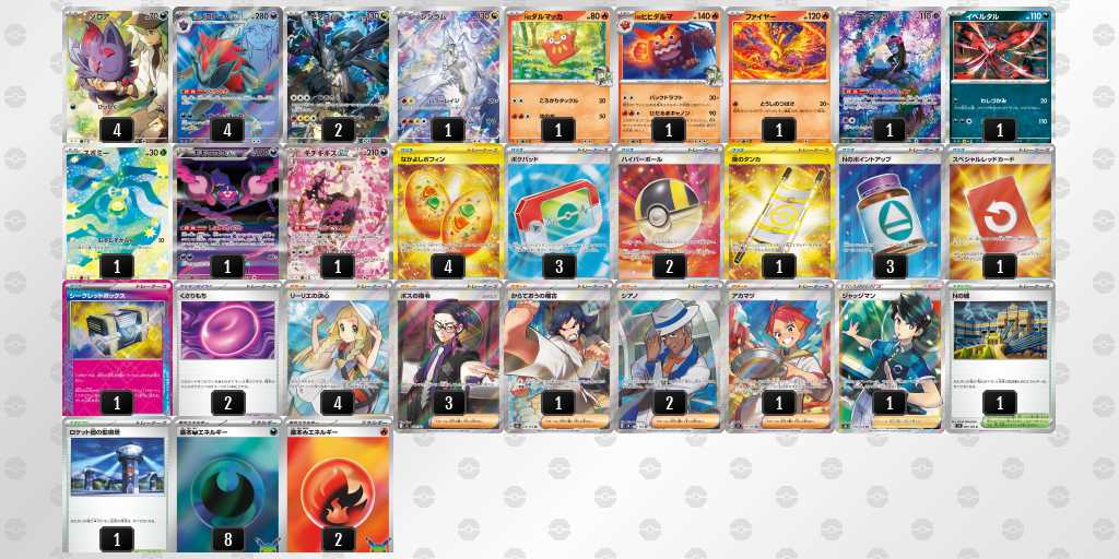 ベスト8 ゾロアークのデッキリスト
