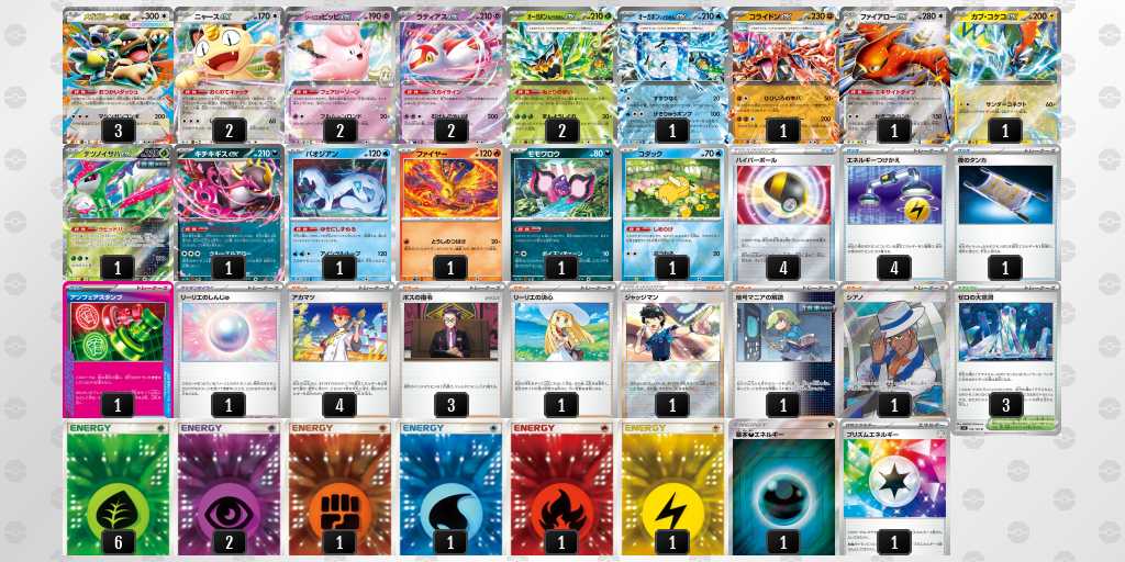 ベスト16 ガルーラバレットのデッキリスト