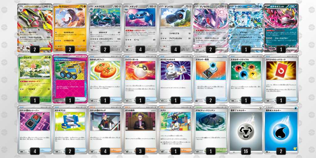 ベスト16 ドリュウズのデッキリスト